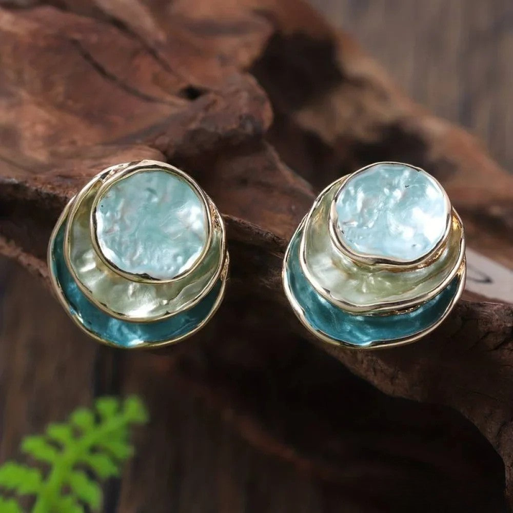 Dorit™ - Ručně malované náušnice