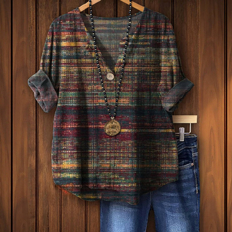 Boho Mosaik – Vintage-Patchwork-Halenka