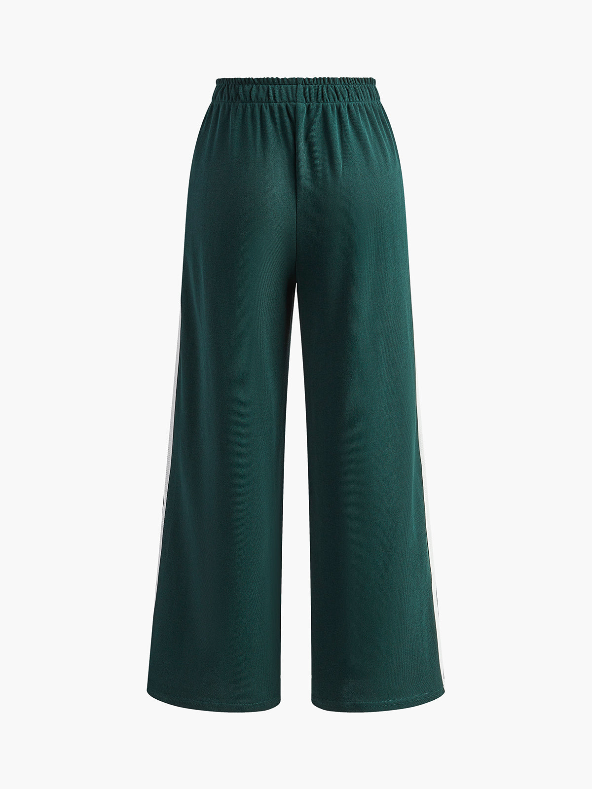 Casual Kalhoty s Patchwork Pruhy