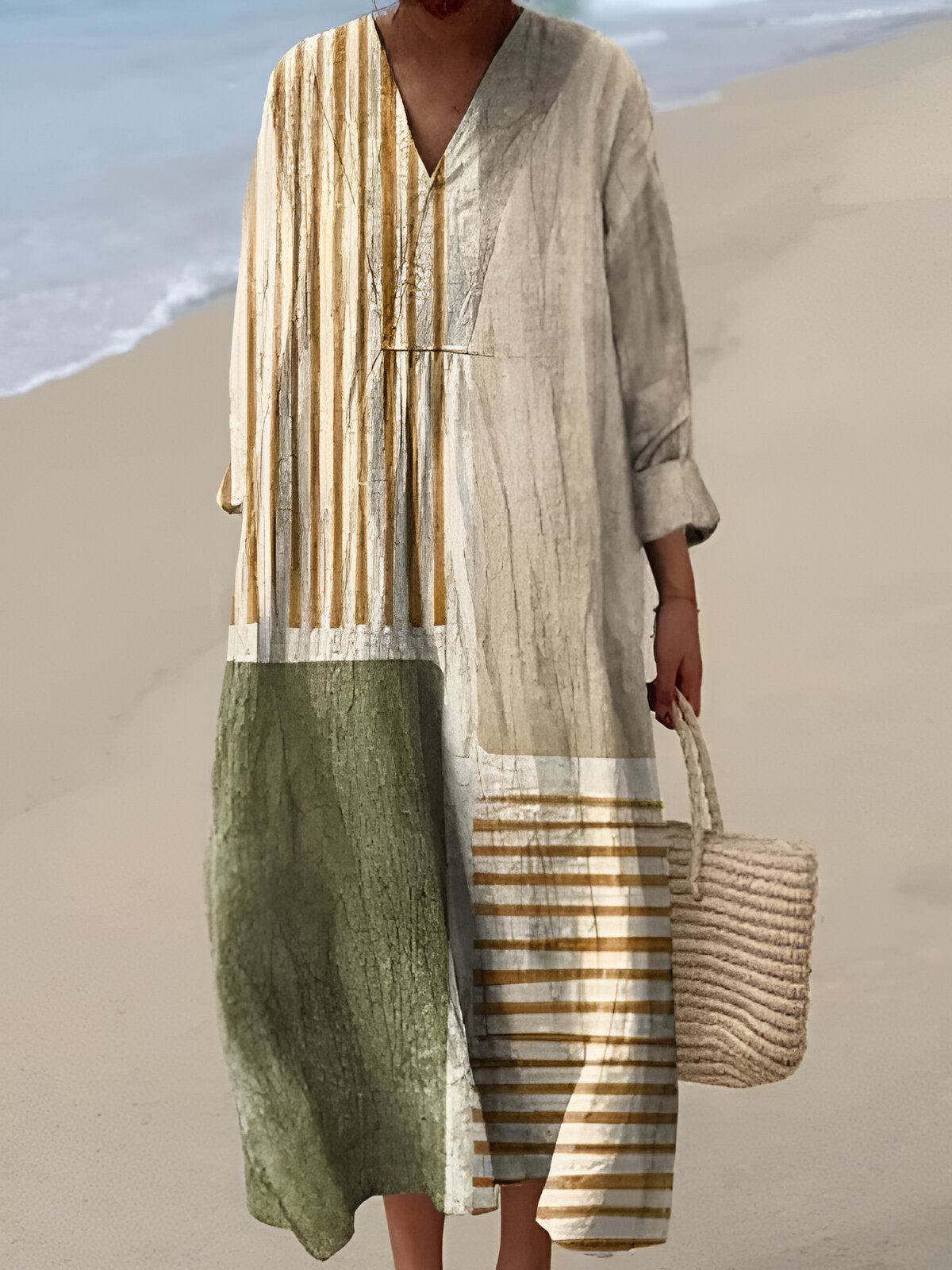 Alida™ | Elegantní šaty s geometrickými vzory