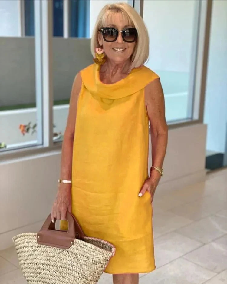 Petra – Bezramenné pouzdrové šaty s kulatým výstřihem