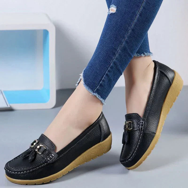 Soline | Kožené Mokasíny Prodyšné - ultra pohodlné