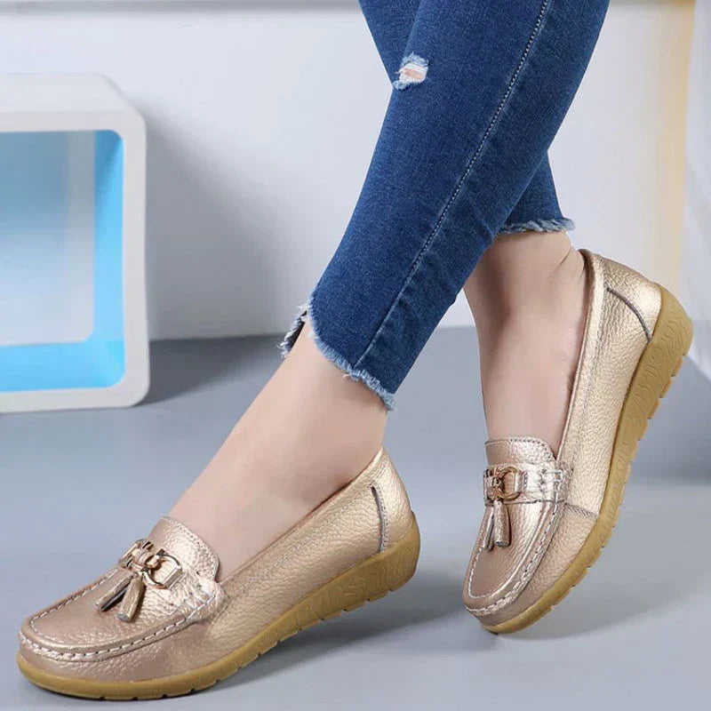 Soline | Kožené Mokasíny Prodyšné - ultra pohodlné