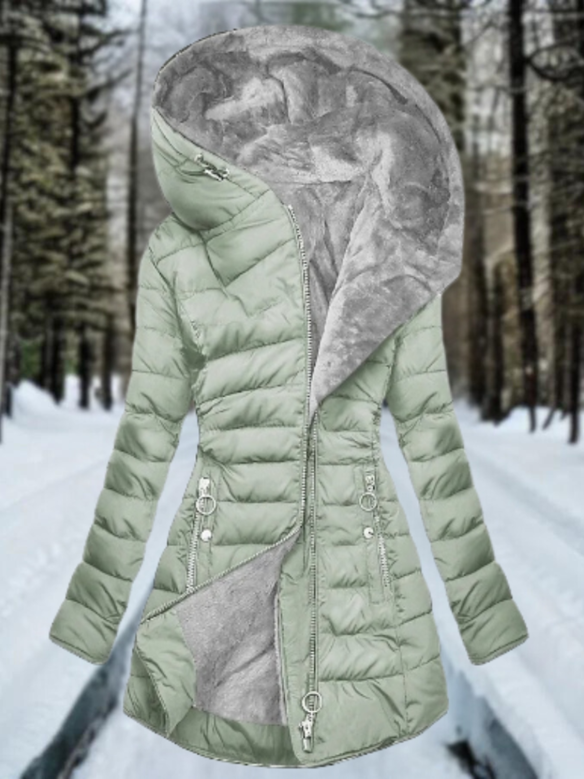 Kornelia | Teplý, chlupatý kabát pro ženy