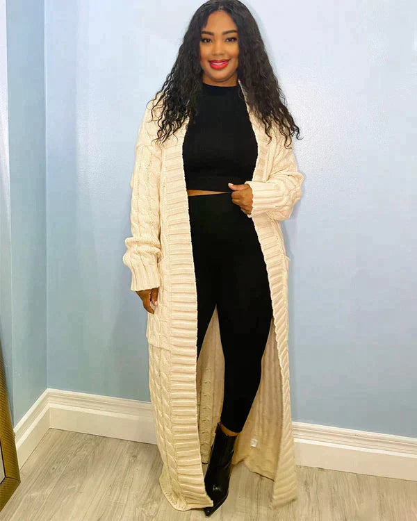 Theodora - Kardigan na každodenní nošení s V-výstřihem