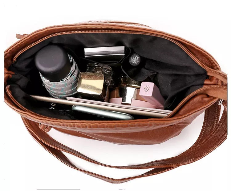 Paulina | Kabelka přes rameno z měkké kůže