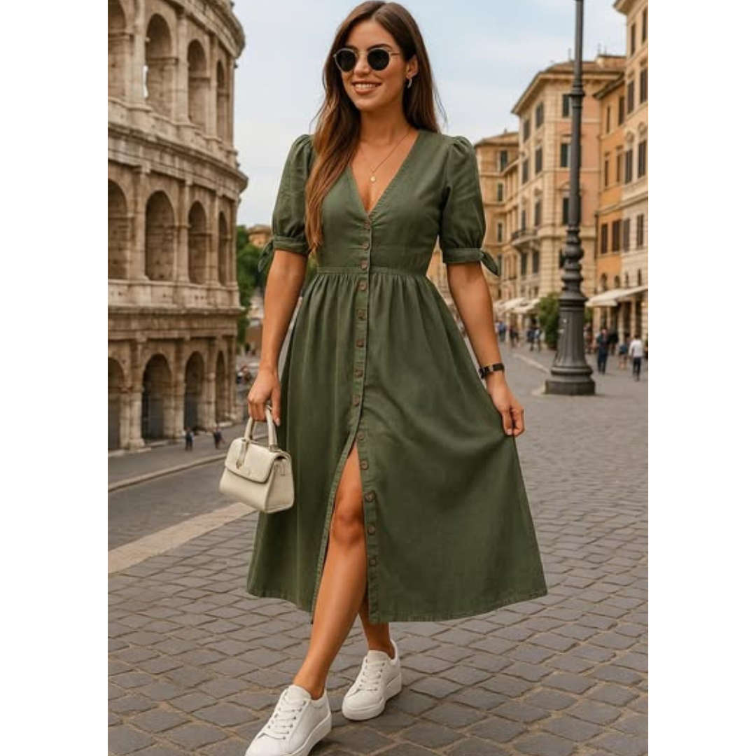 Aurora – Midi šaty s nadčasovou elegancí