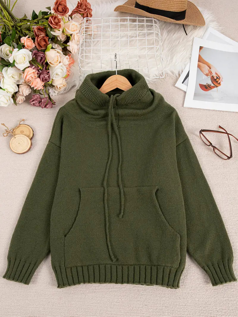 Paulina - Svetr s klokaní kapsou