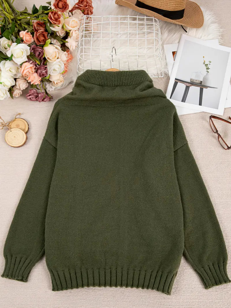 Paulina - Svetr s klokaní kapsou