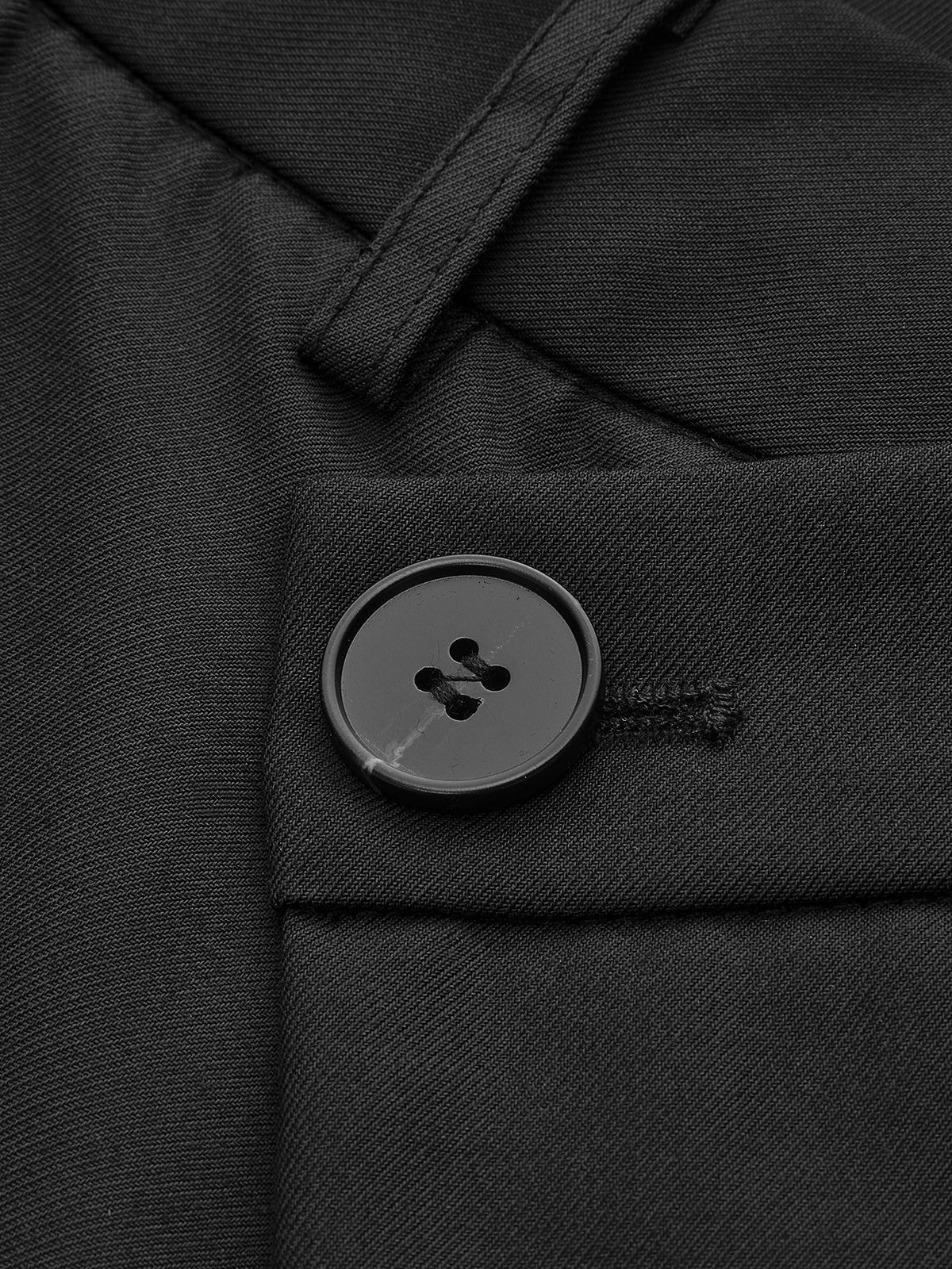 Široké kalhoty s knoflíkem na asymetrickém lemu