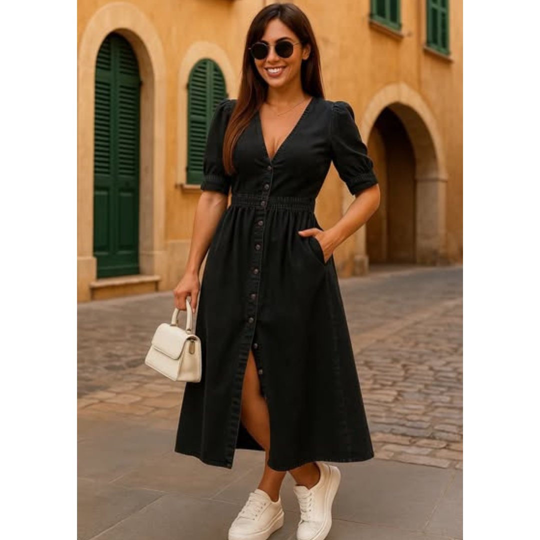 Aurora – Midi šaty s nadčasovou elegancí