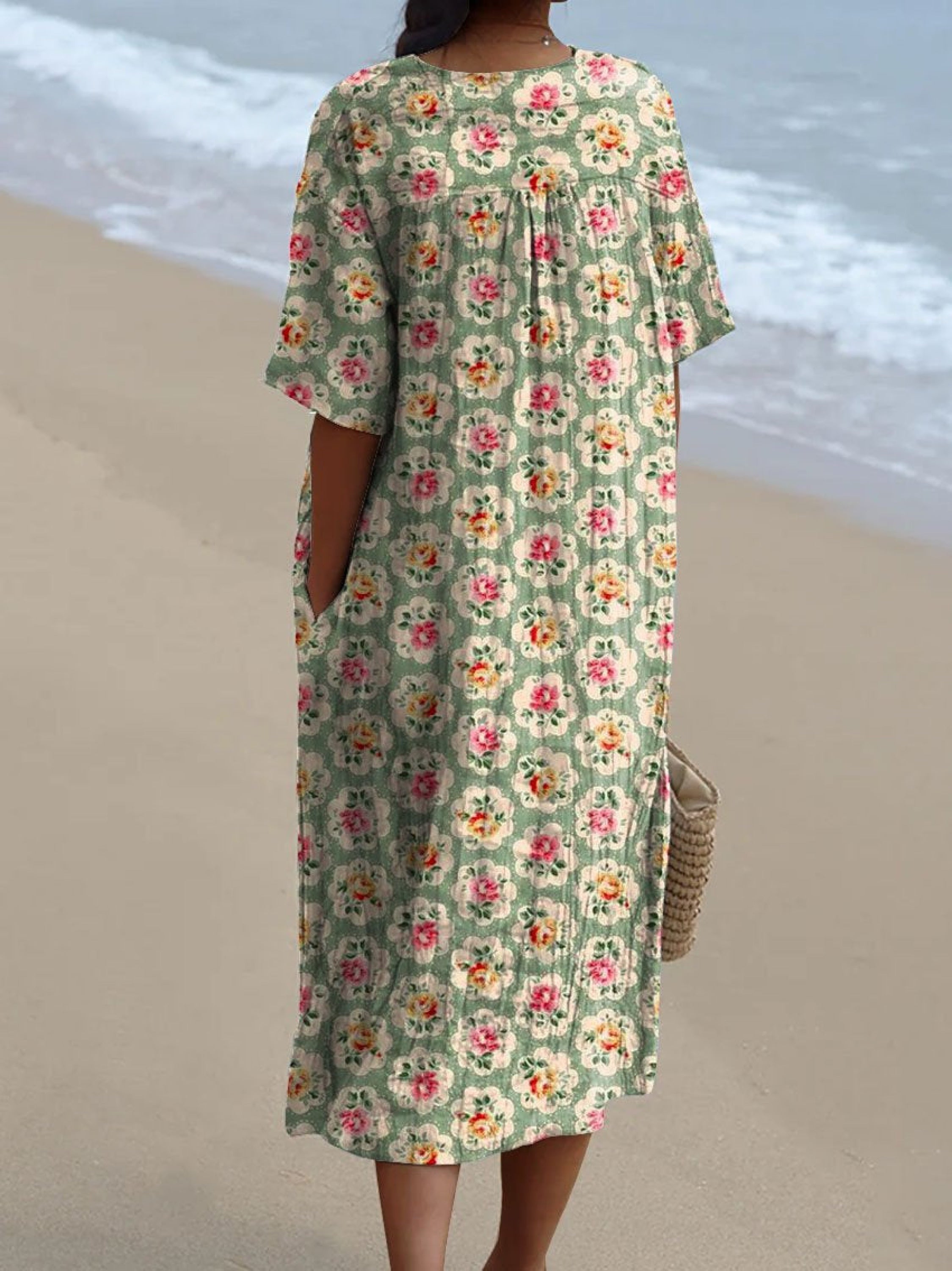 Eliza | Vintage Šaty s Květinami